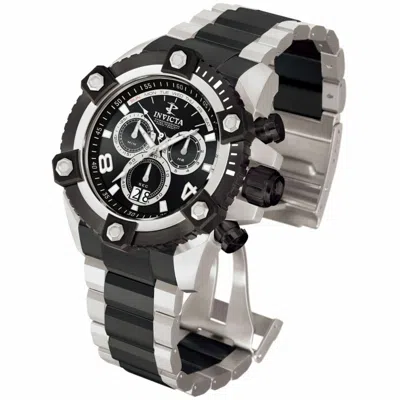 Pre-owned Invicta Men's  0338 Arsenal Reserve 56mm Ip Black Two Tone Swiss Chronogpaph