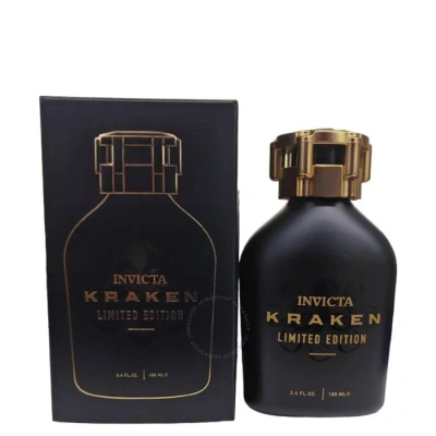 Invicta Men's Kraken Limited Edition Spray 3.4 oz Fragrances 886678530359 In Black