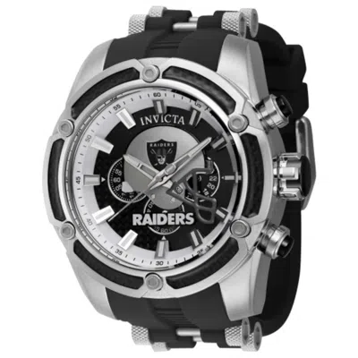 Invicta Men's Nfl 52mm Quartz Watch In Black