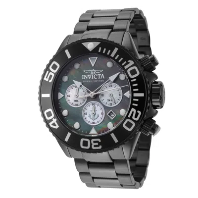 Invicta Men's Ocean Voyage 52mm Quartz Watch In-48602 In Black