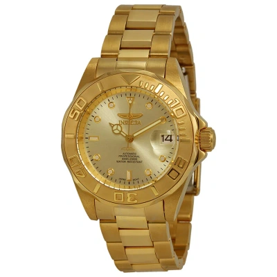 Invicta Men's Pro Diver Collection Automatic Watch 9010 In Gold