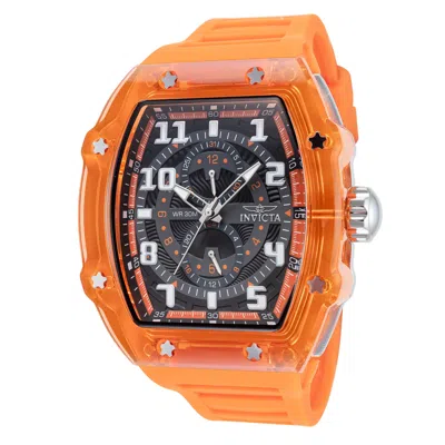 Invicta Men's Racing 48.5mm Orange Quartz Watch