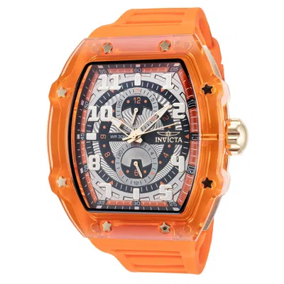 Invicta Men's Racing 48.5mm Orange Quartz Watch