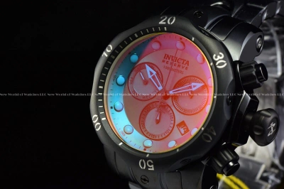 Pre-owned Invicta Rare  Men's Reserve Venom Titanium Dial Chronograph Stainless Steel Watch