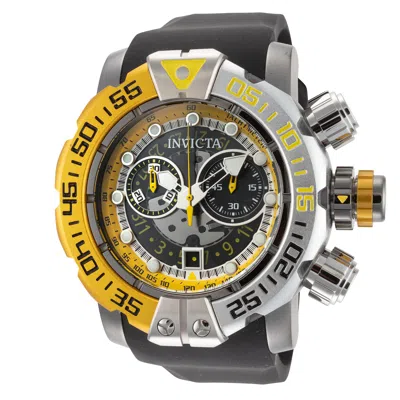 Invicta Men's Sea Hunter 57mm Quartz Watch In-44849 In Gold