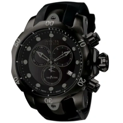 Pre-owned Invicta Men's Venom Reserve Black Chronograph Watch 6051