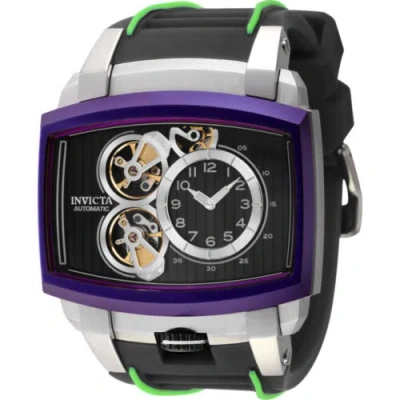 Pre-owned Invicta Men's Watch Akula Gunmetal Open Heart Dial Grey Silicone Strap 41699