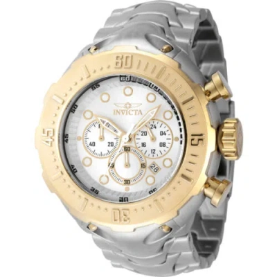 Pre-owned Invicta Men's Watch Bolt Thunderbolt Quartz Chrono Antique Silver Dial 46545