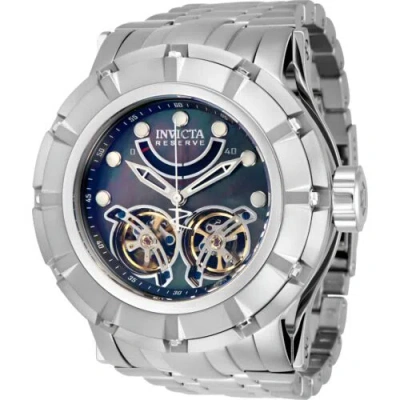 Pre-owned Invicta Men's Watch Reserve S1 Automatic Open Heart Dial Silver Bracelet 34598