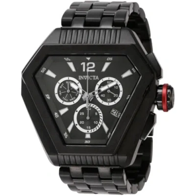Pre-owned Invicta Men's Watch Speedway Quartz Chronograph Day-date Charcoal Dial 46101