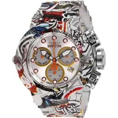 Pre-owned Invicta Men's Watch Subaqua Aqua Plated Steel Bracelet Chronograph Dive 32103