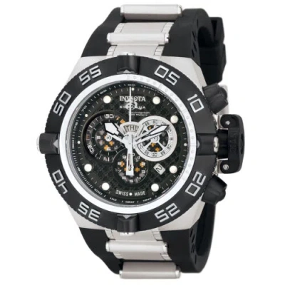 Pre-owned Invicta Men's Watch Subaqua Noma Quartz Chronograph Black Dial Strap 6564