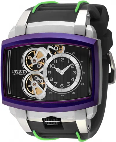Pre-owned Invicta Mens Akula Gunmetal Dial S-05 Caliber Automatic Grey Silicone Band Watch