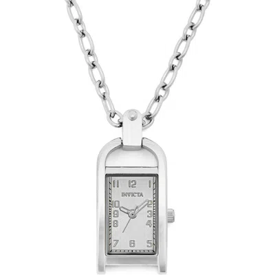 Invicta Mini Quartz Pendant Watch In Metallic