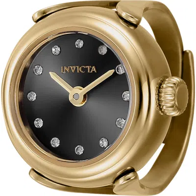 Invicta Mini Ring Quartz Watch In Gold