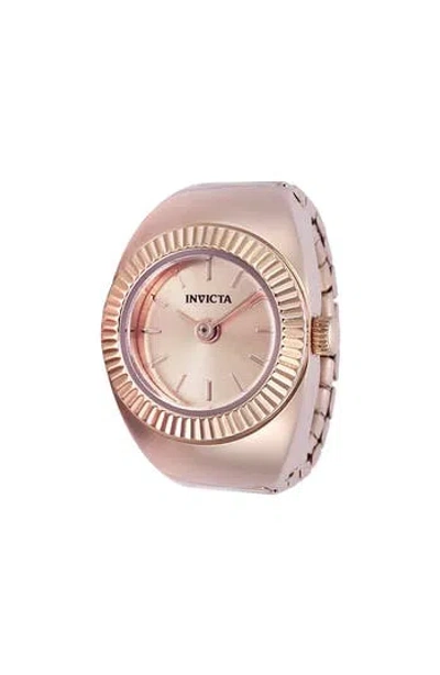 Invicta Mini Ring Watch In Gold