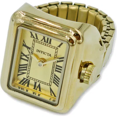 Invicta Mini Ring Watch In Gold