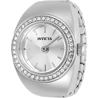 Invicta Mini Ring Watch In Silver