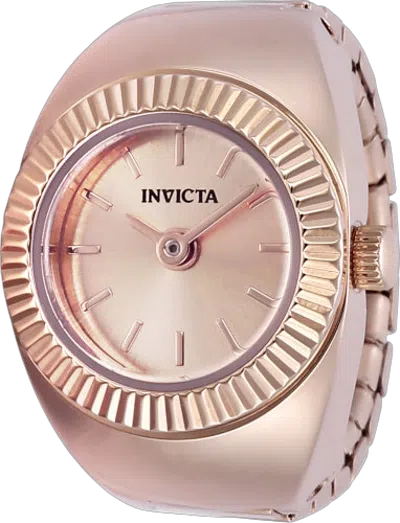 Invicta Mini Rose Gold Watch In Pink