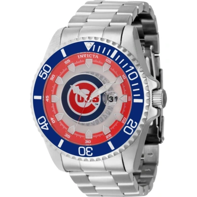 Invicta Mlb Chicago Cubs Quartz Men's Watch 43458 In Gray