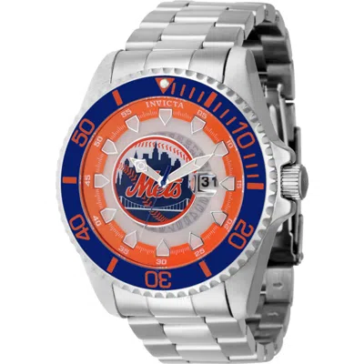 Invicta Mlb New York Mets Quartz Men's Watch 43471 In Metallic