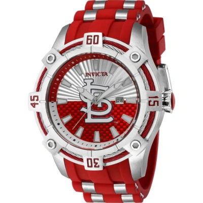 Invicta Mlb St. Louis Cardinals Quartz Men's Watch 43295 In Red