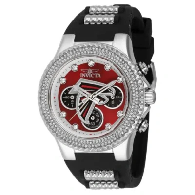 Pre-owned Invicta Nfl Atlanta Falcons Unisex Watch - 39mm, Steel, Black (42750)