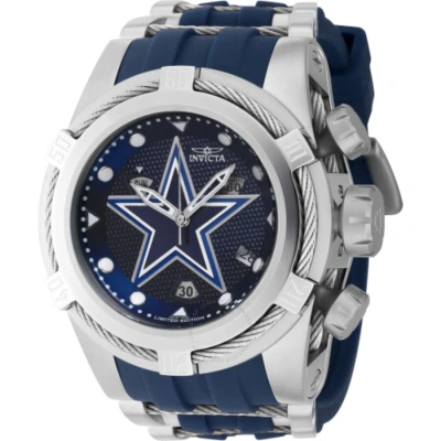 Invicta Nfl Dallas Cowboys Chronograph Quartz Men's Watch 41431 In Blue