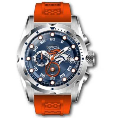 Invicta Nfl Denver Broncos Chronograph Quartz Men's Watch 45529 In Red