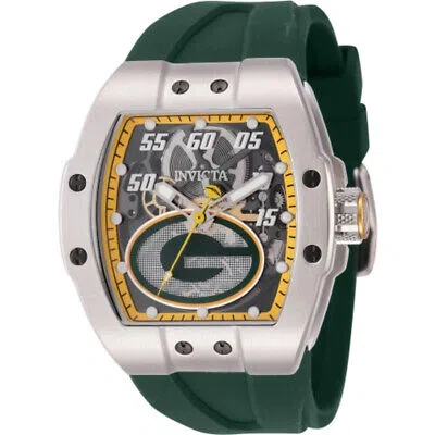 Pre-owned Invicta Nfl Green Bay Packers Automatic Men's Watch 45066