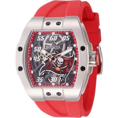 Pre-owned Invicta Nfl Tampa Bay Buccaneers Automatic Men's Watch 45072