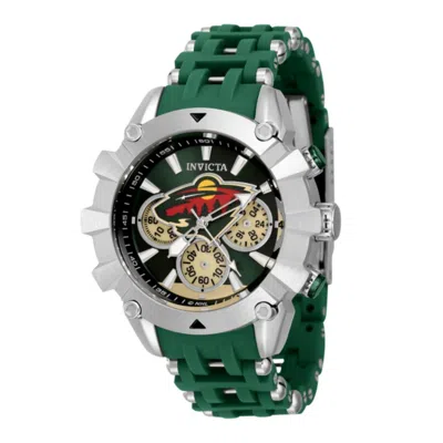 Invicta Nhl Sea Spider Men's Quartz Chronograph Watch In Green
