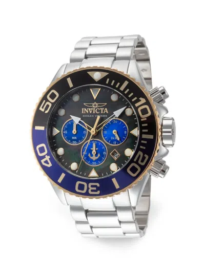 Invicta 오션 보야주 52mm 시계 In Silver