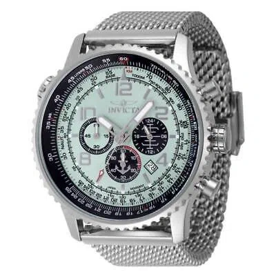 Pre-owned Invicta Ocean Voyage Chronograph Quartz Men's Watch 47249