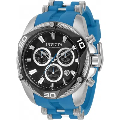 Invicta Open Box -  Bolt Chronograph Quartz Black Dial Men's Watch 31312 In Blue