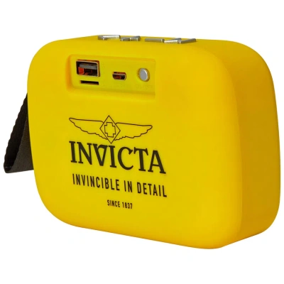 Invicta Portable Bluetooth Wireless Speaker 31494 In Yellow