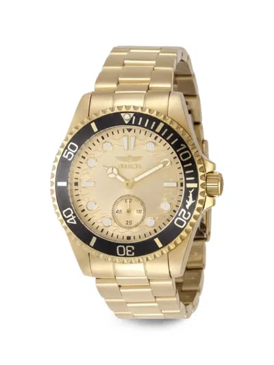 Invicta Pro Diver 43mm Watch In Gold