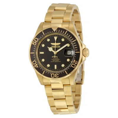 Invicta Pro Diver Automatic Black Dial Gold-plated Men's Watch 8929 In Black / Gold / Skeleton