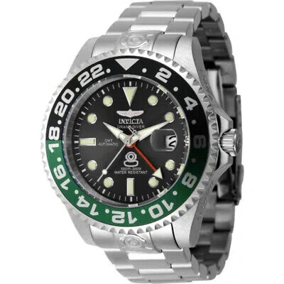 Pre-owned Invicta Pro Diver Automatic Black Dial Sprite Dial Men's Watch 45667