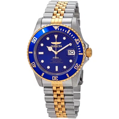 Invicta Pro Diver Automatic Blue Dial Two-tone Men's Watch 29182 In Two Tone  / Blue / Gold Tone
