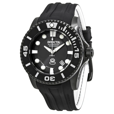 Invicta Pro Diver Automatic Charcoal Dial Men's Watch 20206 In Black / Charcoal / White