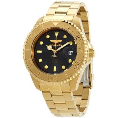 Invicta Pro Diver Automatic Date Black Dial Men's Watch 28952 In Gold