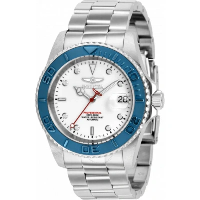 Invicta Pro Diver Automatic White Dial Men's Watch 36757 In Blue