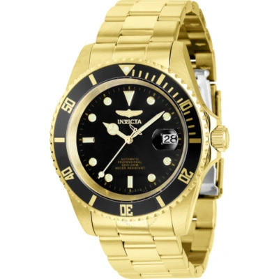 Invicta Pro Diver Black Dial Men's Watch 8929obxl In Gold