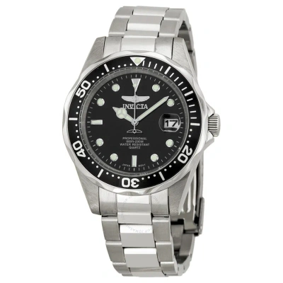 Invicta Pro Diver Black Dial Stainless Steel Men's Watch 8932