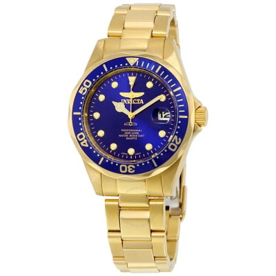 Invicta Pro Diver Blue Dial Gold-plated Men's Watch 17052