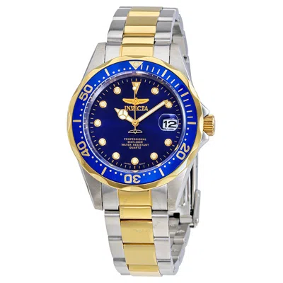 Invicta Pro Diver Blue Dial Two-tone Men's Watch 17050 In Metallic