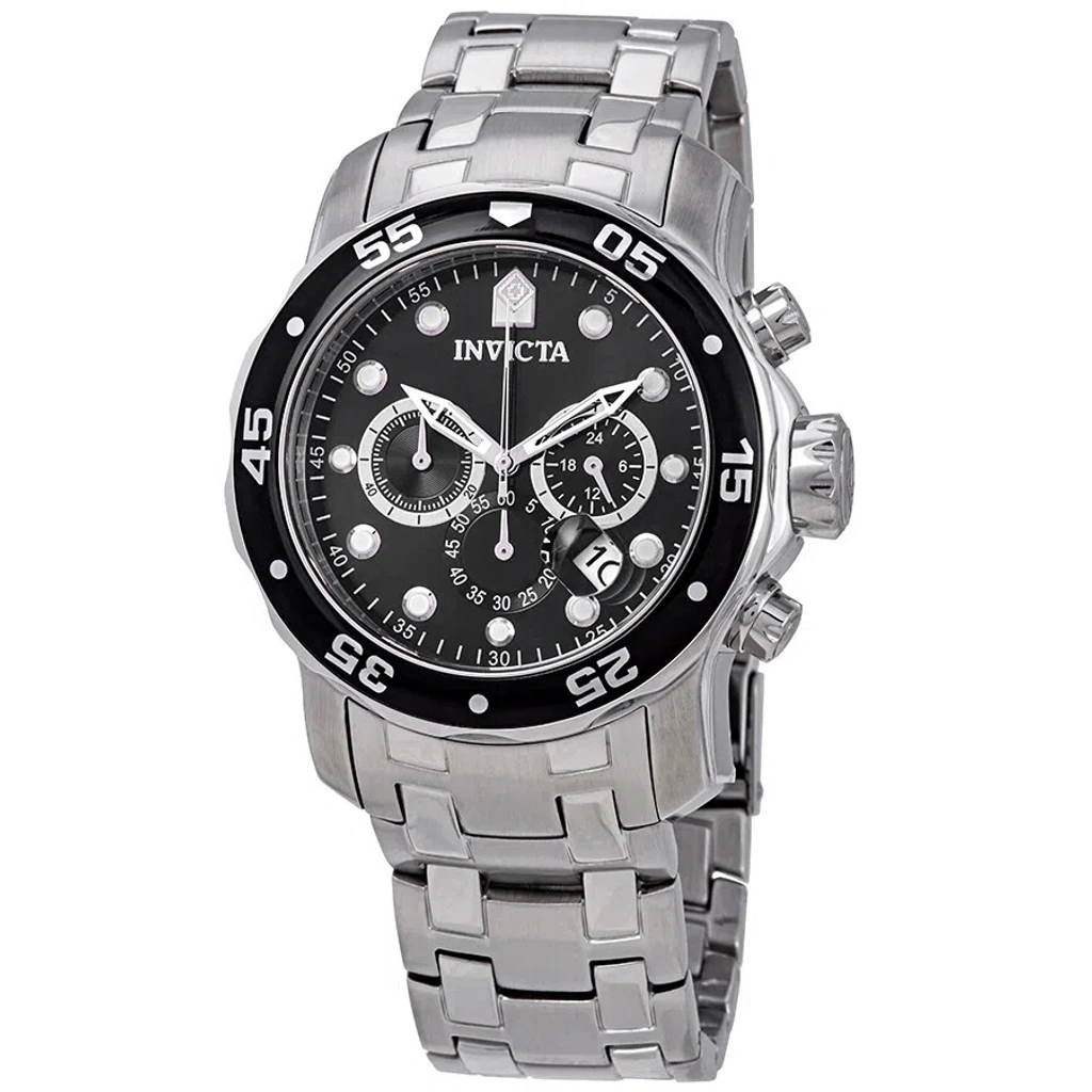 Invicta Pro Diver Chronograph Black Dial Men s Watch 0069 In Black Skeleton ModeSens