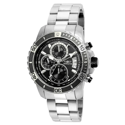 Invicta Pro Diver Chronograph Black Dial Men's Watch 22412 In Metallic