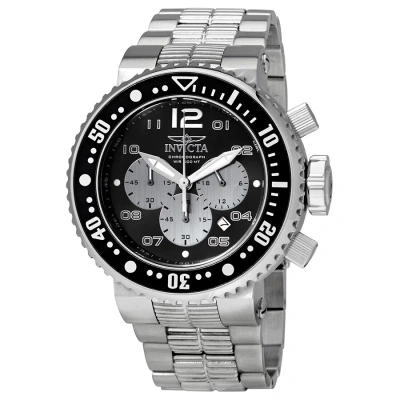 Invicta Pro Diver Chronograph Black Dial Men's Watch 25073 In Metallic